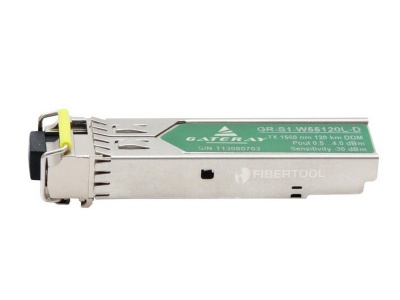 SFP singlefiber optical transceiver LC GR-S1-W55120L-D
