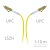 LaserCords LC/upc-LC/upc MM OM1 (62.5/125) Simplex 3mm Patch Cord