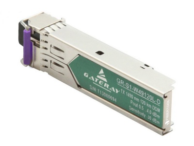 SFP singlefiber optical transceiver LC GR-S1-W49120L-D