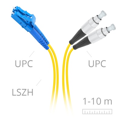LaserCords FC/upc-LC/upc SM Duplex 2mm Patch cord