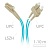LaserCords LC/upc-SC/upc MM OM4 (50/125) Duplex 2mm Patch Cord