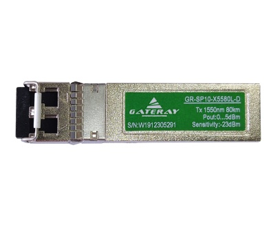 SFP+ Transceivers 10 Gbps 80 km GR-SP10-X5580L-D Dual Fiber