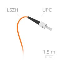 ST MM (OM2 50/125) 0,9mm Optical pigtail --1,5m