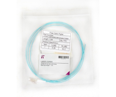 LC MM (OM3 50/125) 0,9mm LSZH Fiber Optic Pigtail -- 1,5m