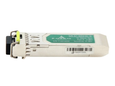 SFP singlefiber optical transceiver LC GR-S1-W5510L-D