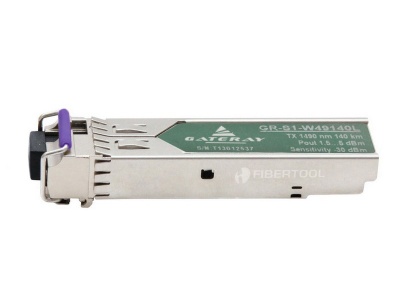 SFP singlefiber optical transceiver LC GR-S1-W49140L
