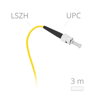 ST/upc OS2 (G657.A1) 0,9mm Optical pigtail --3m