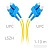 LaserCords SC/upc-SC/upc SM Duplex 2mm Patch cord