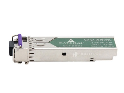 SFP singlefiber optical transceiver LC GR-S1-W49120L