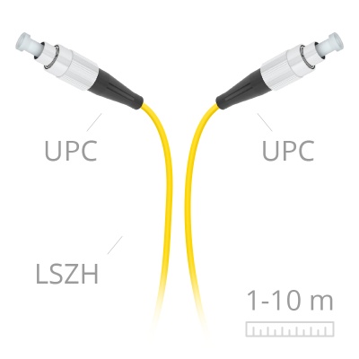 LaserCords FC/upc-FC/upc SM Simplex 2mm Patch cord