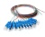 SC/upc 12 Fibers OS2 (G657.A1) Color Coded 0,9mm Optical pigtail --3m