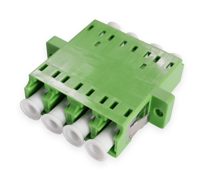 LC to LC Quad Singlemode Adapter, APC
