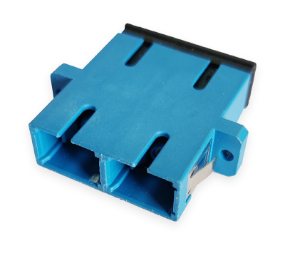 SC to SC Duplex Singlemode Adapter with Flange, UPC