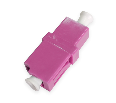 LC to LC Simplex Multimode OM4 Adapter, UPC