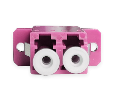 LC/UPC to LC/UPC Duplex Multimode OM4 Adapter