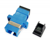 SC to SC Simplex Singlemode Adapter with Flange, UPC