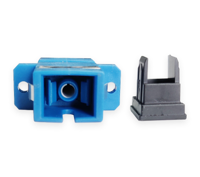 SC to SC Simplex Singlemode Adapter with Flange, UPC