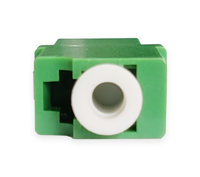 LC to LC Simplex Singlemode Adapter, APC