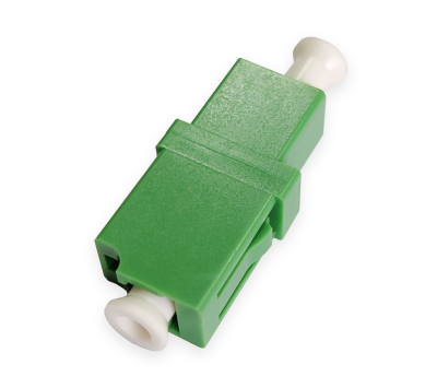 LC to LC Simplex Singlemode Adapter, APC