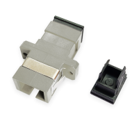 Adapter SC/UPC to SC/UPC Simplex Multimode with Flange