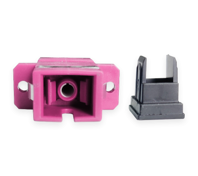 Adapter SC/UPC Simplex Multimode OM4 with Flange