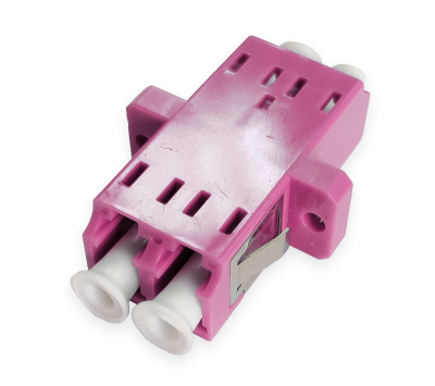 LC/UPC to LC/UPC Duplex Multimode OM4 Adapter