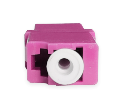 LC to LC Simplex Multimode OM4 Adapter, UPC