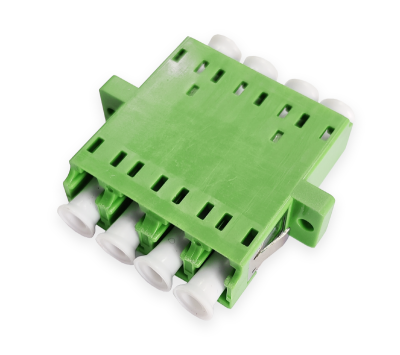 LC to LC Quad Singlemode Adapter, APC