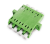 LC to LC Quad Singlemode Adapter, APC